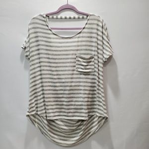 Double Zero Womens Top Low Scoop Back P144